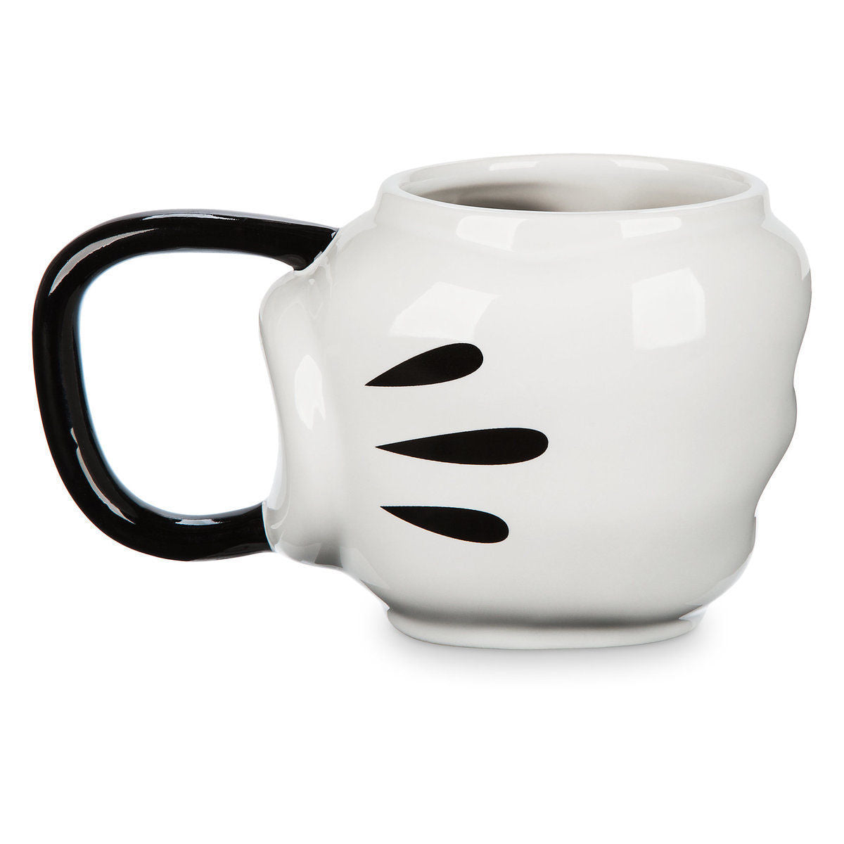 Disney Authentic Mickey Mouse Glove Sculptured Ceramic Coffee Cup Mug