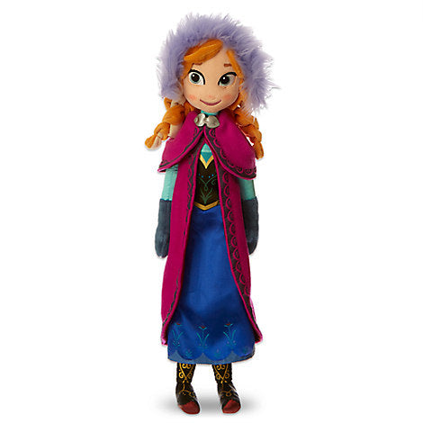 Authentic Disney Store Anna Plush Doll - Medium - 20''