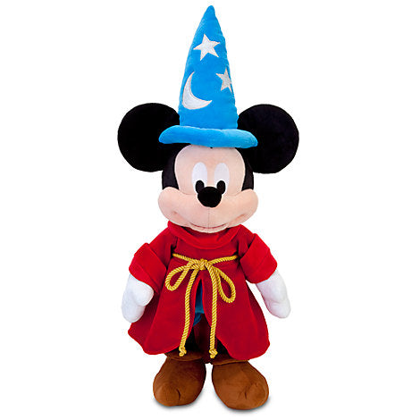 Authentic Disney Store Sorcerer Mickey Mouse Plush - Medium - 24''